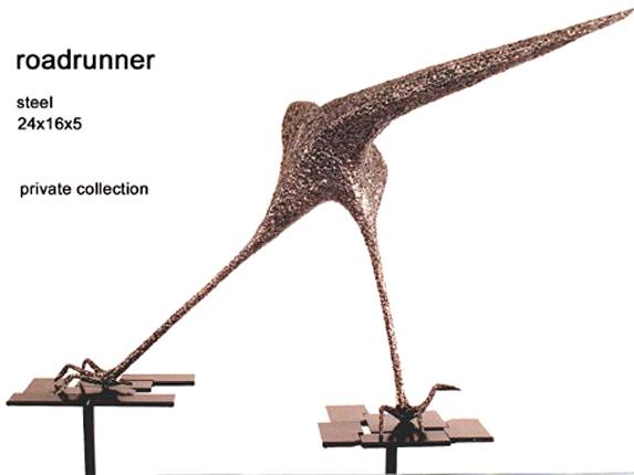 roadrunner | steel | 16" tall