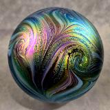 #10192604 Starry Night Design 6.5'' Iridized $80.00
