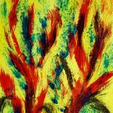 When bubbling lava resembles dancing trees. 