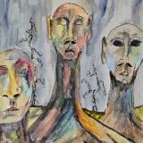 Humanities evolution continues hatching from the earth.