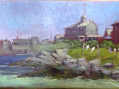 Breaking Fog 12x24" oil Breaking Fog 12x24" oil