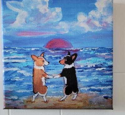 BHT And Red Pem sunset 8x8 BHT And Red Pem sunset 8x8