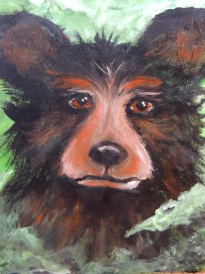 Bear in Foliage Bear in Foliage
