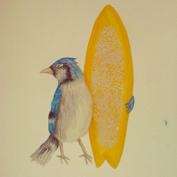 Surfing Bird #1