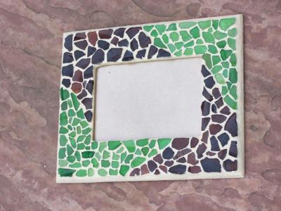 Sea Glass Frame Sea Glass Frame