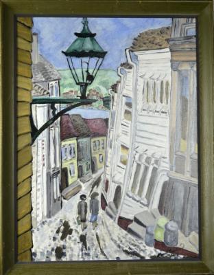 Norway village 18"x24" oil on canvas Norway village 18"x24" oil on canvas