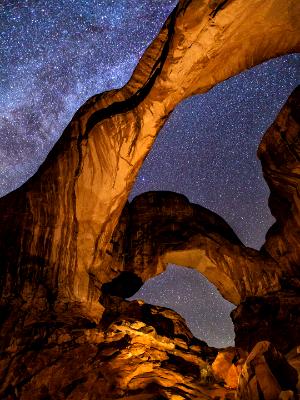 Double Arch Milky Way Glow Double Arch Milky Way Glow