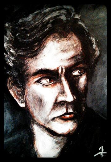 Jack Barrymore: Jekyll, ink on paper, 9x12. 2015.