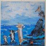 Corgis by the sea 5x5 