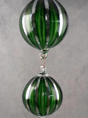 #12072406 three hanging balls LG-6.25'', Med-5.25'', Sm-3.75'' total length 24'' $180.00 #12072406 three hanging balls LG-6.25'', Med-5.25'', Sm-3.75'' total length 24'' $180.00