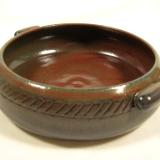 110904.D Brie Baker with Carved Design