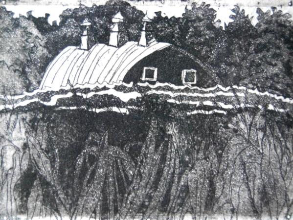 Indiana Barn Series - Beyond The Corn (state proof II)