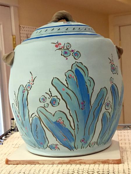 Fish Vase/Urn [Front and Back]