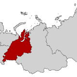 Map of Russia Ural Federal District