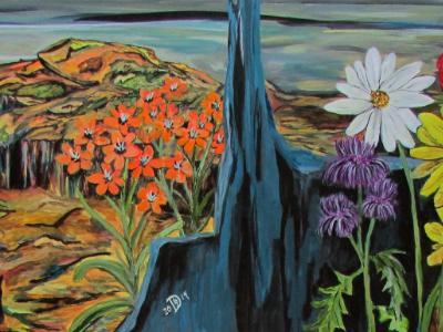 Out of sight, the growing sound of buzzing, makes its way towards a new patch of color, within a land swept free of language. © Out of sight, the growing sound of buzzing, makes its way towards a new patch of color, within a land swept free of language. ©
