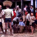 Nepalese boy showing off