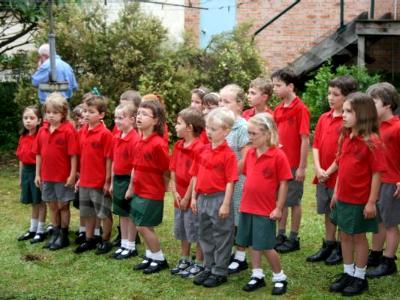 Infants Choir  singing in the Opening night of Cats Exhibiton 