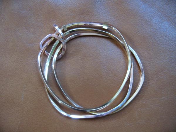 Bronze Tangle of Bangles