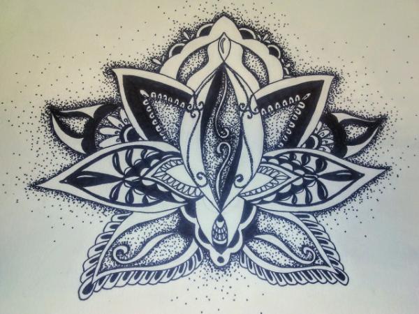 lotus inspired mandala