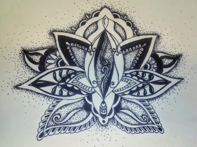lotus inspired mandala