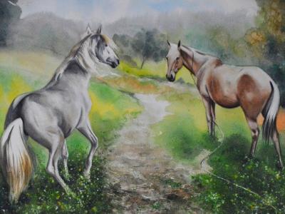 Love at first sight, 38cm x 56cm, 2022 Love at first sight, 38cm x 56cm, 2022