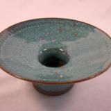 120623.K Flower Vase with Carved Band