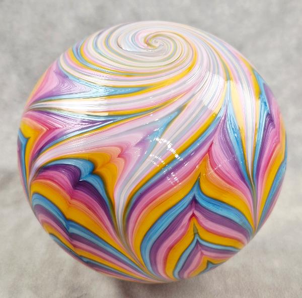 #05282606 Float Rainbow Feather Wave 6.75'' $125.00