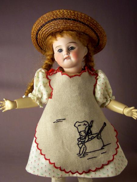 Ensemble Costume De Folie Pour Poupée Bleuette - 1907 - Vintage Rare