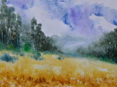 Happiness in the forest, 38cm x 28cm, 2021 Happiness in the forest, 38cm x 28cm, 2021