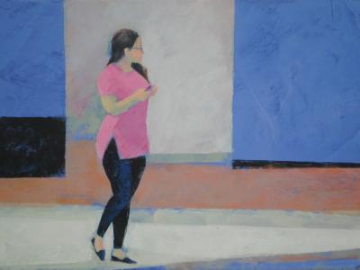 Woman with a Pink Top (and a Mobile Device) Woman with a Pink Top (and a Mobile Device)