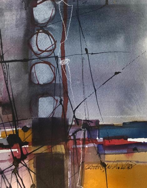 The Golden Gate Bridge (watercolor)