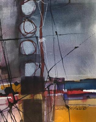 The Golden Gate Bridge (watercolor)