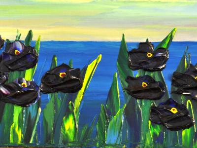 SOLD Overlook 8 X 16 Acrylic on Canvas board Embellished prints available SOLD Overlook 8 X 16 Acrylic on Canvas board Embellished prints available