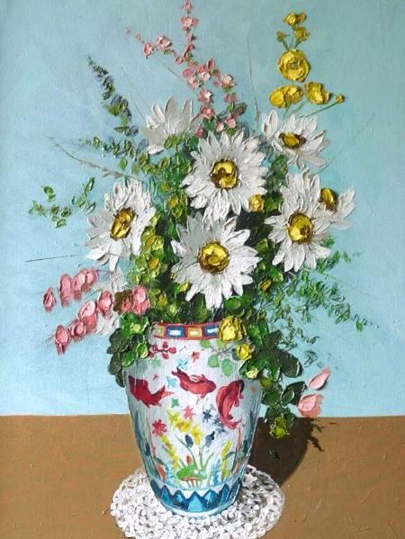 Flowers from China, 60cm x 40cm, 2013