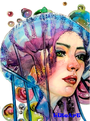 Octogirl - Watercolour & Digital Octogirl - Watercolour & Digital