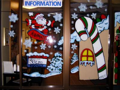 Santa snowboard