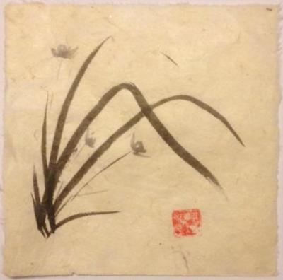 12x12" Mountain Orchid 1(available) 12x12" Mountain Orchid 1(available)