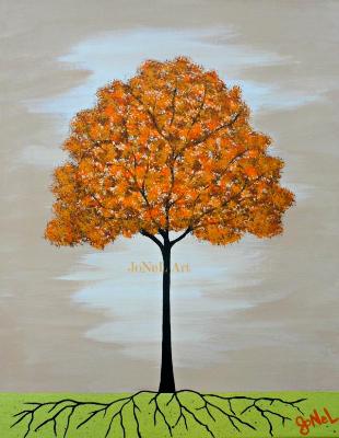 "Autumn Auras Series"- Orange 