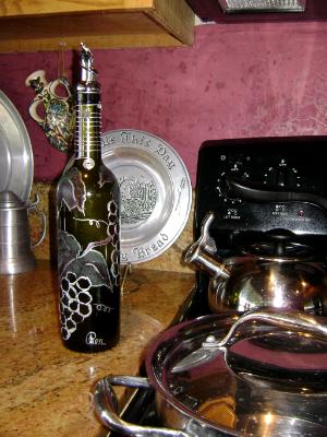 Use water carafe for extra water when cooking