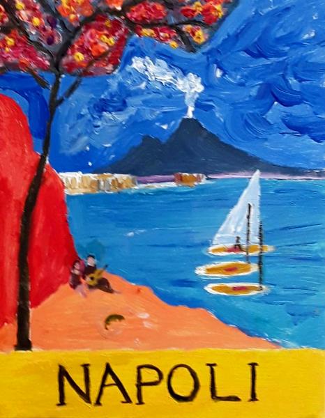 Naples Travel Poster