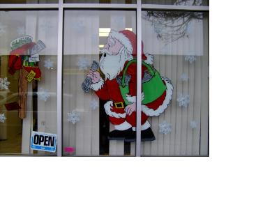 Newspaper Santa