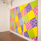 Triple Grid Painting (Side View)
