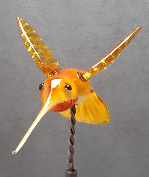 #04162231 Hummingbird On Rod 7''HX4''WX5.75''L $130.00