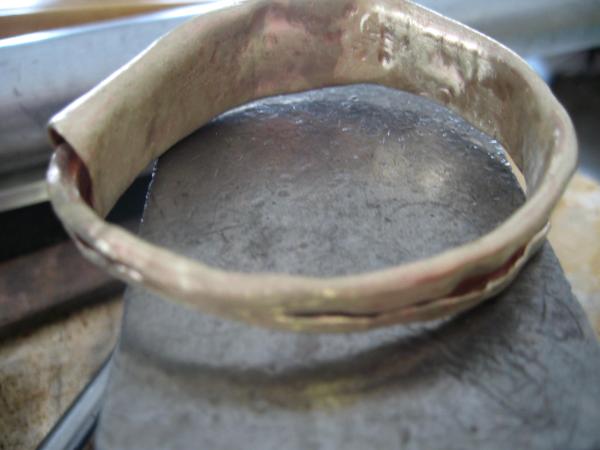 14-021 Forged Bronze Bangle
