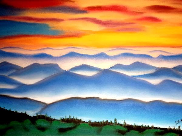 "Smokey Mountain Sunset"