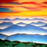 "Smokey Mountain Sunset"