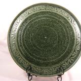 110603.A Platter with Rolled Stamp Design