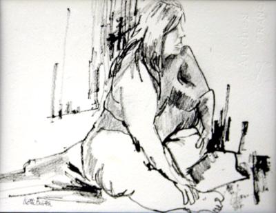 Seated model Seated model