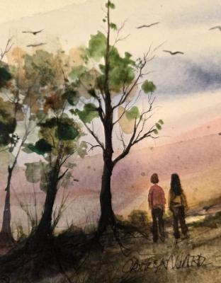 Fresh Air and Sunshine (watercolor)