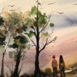 Fresh Air and Sunshine (watercolor)